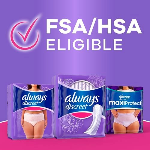 Always Discreet Adult Incontinence Pads for Women, Drier, 7 Drop Long Length, Ultra Absorbency, Pads for Bladder Control Management, Bladder Leaks, Overnight & Postpartum Pads, 42ct - görsel 12