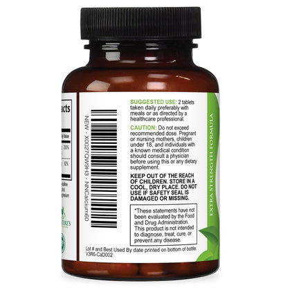 Calcium Supplement with Vitamin D3-1200 mg Calcium per Serving with D3 for Best Absorption - Supports Immune Health, Bones & Teeth - Nature's Calcium is Bottled in USA for Women & Men - 60 Tablets