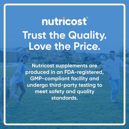 Nutricost Methylfolate 1000mcg, 120 Vegetarian Capsules - Gluten Free, Non-GMO (Methylated Folate)