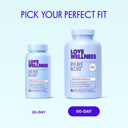 Love Wellness Bye Bye Bloat | Digestive – Dimensions: 4.09 x 1.81 x 1.73 inches – Image 11