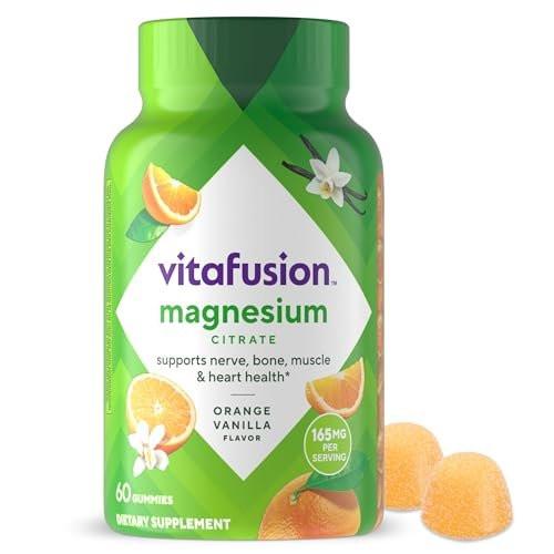 vitafusion Magnesium Gummy Supplement, Bring calm to your vitamin routine, Tropical Citrus Flavor, 60 Gummies - görsel 8