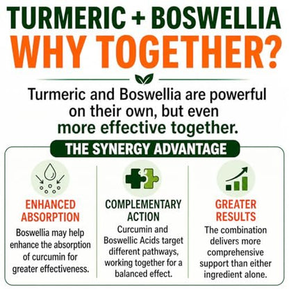 Turmeric Boswellia Extract Supplement 2000 – Boswellia Serrata Extract: Boswellia is traditionally used to support – Image 8