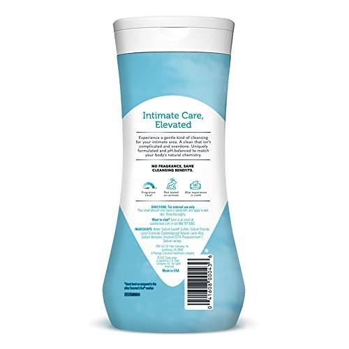 Summer's Eve Fragrance Free All-Over Feminine Wash, Gentle pH-Balanced Body Wash for Women, Removes Vaginal Odor, 15 Fl Oz, Pack of 3