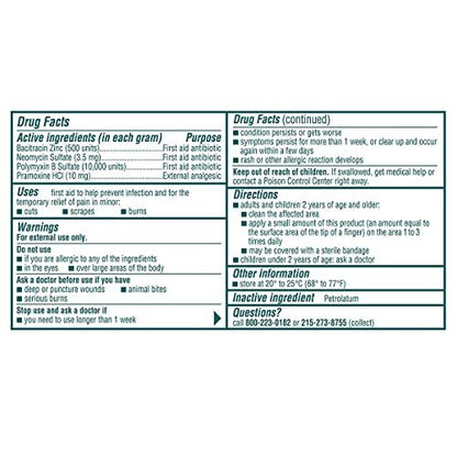Neosporin Pain Relief Ointment First Aid Antibiotic Treatment 3 Pack Value Pack