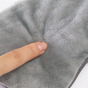 Sivio Weighted Eye Mask for Sleeping, Cooling & Cozy Reversible Blackout Sleep Mask for Women & Men, Microwave Freezable Heavy Blindfold for Migraine, Travel, Meditation, Mothers Day Gift 0.55lb, Grey - görsel 1