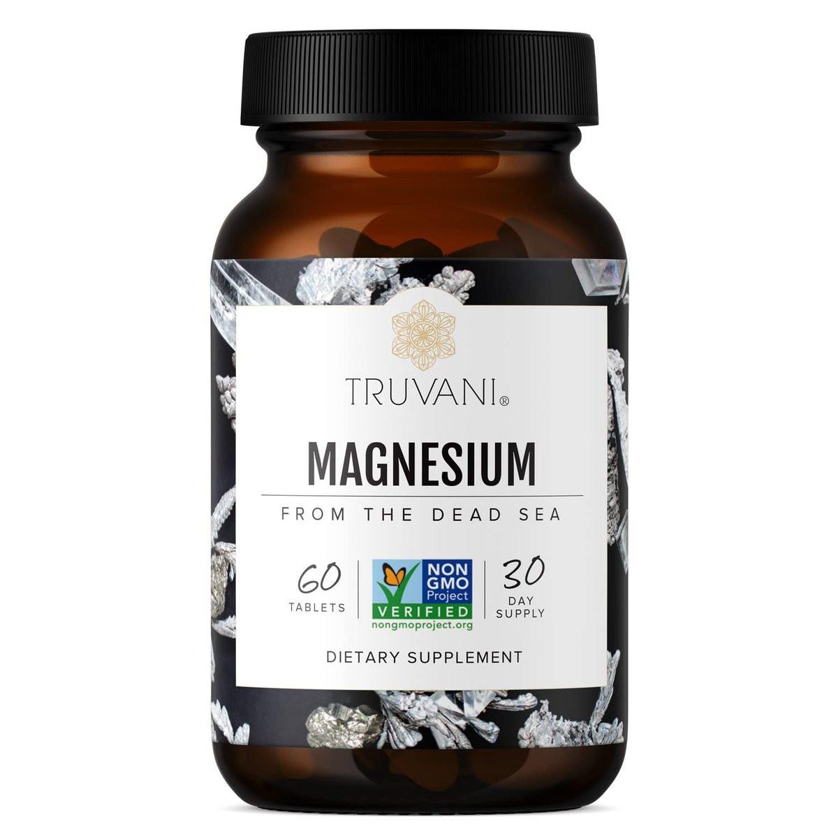 Truvani Magnesium 400mg Oxide Tablets | 60 Tablets | Supports Calm and Sleep, Healthy Bones, Muscle Health, Digestive Health | Non-GMO, Vegan Pills - görsel 2