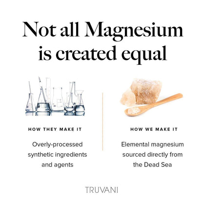 Truvani Magnesium 400mg Oxide Tablets | 60 Tablets | Supports Calm and Sleep, Healthy Bones, Muscle Health, Digestive Health | Non-GMO, Vegan Pills