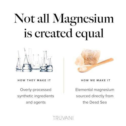 Truvani Magnesium 400mg Oxide Tablets | 60 Tablets | Supports Calm and Sleep, Healthy Bones, Muscle Health, Digestive Health | Non-GMO, Vegan Pills