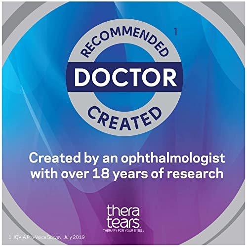 TheraTears Extra Dry Eye Therapy Lubricating Eye Drops for Dry Eyes, 0.5 fl oz Bottle, 2 Count (Pack of 1) - görsel 1