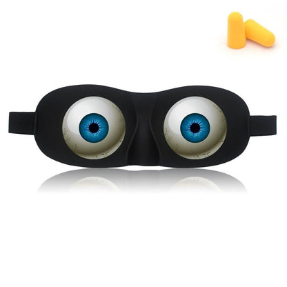 Tphon Eye Sleep Mask Funny Blindfold for Women Men Kid, Upgraded 3D Contoured 100% Blackout Sleeping Mask with Adjustable Strap, Soft Night Blindfold Eye Shades for Travel Naps Shift Works Games