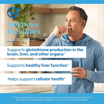 Doctor's Best Nac Detox Regulators with Seleno Excell, Non-GMO, Vegetarian, Gluten & Soy Free, 180 Veggie Caps