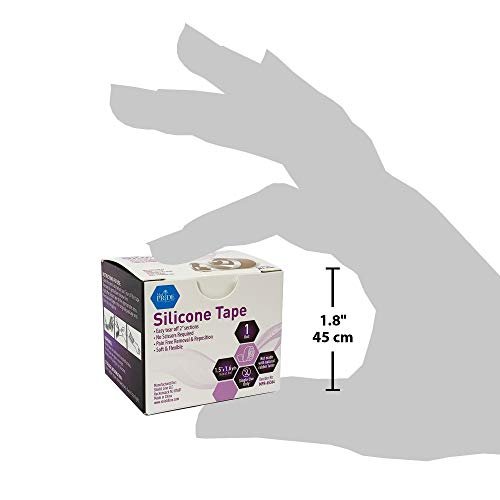 MED PRIDE Medical-Grade Silicone Wound and Scar Tape Roll 1.5 in X 1.6 Yards, Pain-Free Removal, Easy-Tear, Waterproof, Latex-Free - görsel 4