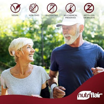 NutriFlair D-Mannose 120 Capsules, 1500mg - with Cranberry and Dandelion Extract - Natural Urinary Tract Health UTI Support - Best D Mannose Powder - Flush Impurities, Detox Body, for Women and Men