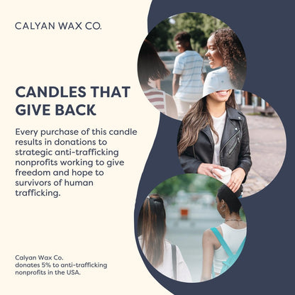 Calyan Wax Co. Apples & Maple Bourbon Scented Candle - 57 Hour Burn - Luxury Clean Soy Wax Candles - Long Lasting Amber Glass Jar Candle for Home - 7.2oz