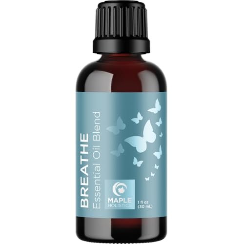 Breathe Essential Oil for Diffuser - Invigorating and Refreshing Breathe Essential Oil Blend with Eucalyptus Peppermint Tea Tree and Mint for Diffusers for Home and Shower Aromatherapy (1 Fl Oz) - görsel 7
