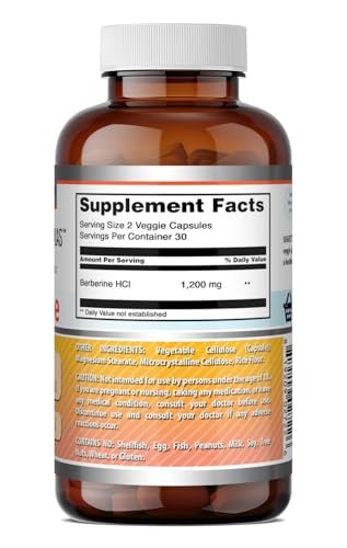 Amazing Formulas Berberine Supplement | 1200 – 60 Count: One-month supply at recommended serving size. – Image 10