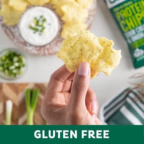 Quest Nutrition Sour Cream & Onion Protein Chips, 19g Protein, 4g Net Carbs, Low Carb, Gluten Free, 1.1 oz (Pack of 12) - görsel 2