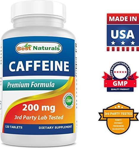 Best Naturals 3 Pack Caffeine Pills 200mg Tablets - Non Habit - Proven No Crash or Jitters - Total 360 Tablets - görsel 14