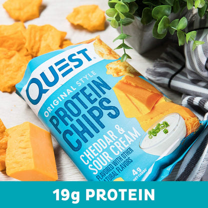 Quest Nutrition Cheddar & Sour Cream Protein – Low Net Carbs: Only 4g net carbs per serving (4g total carbs minus – Image 2