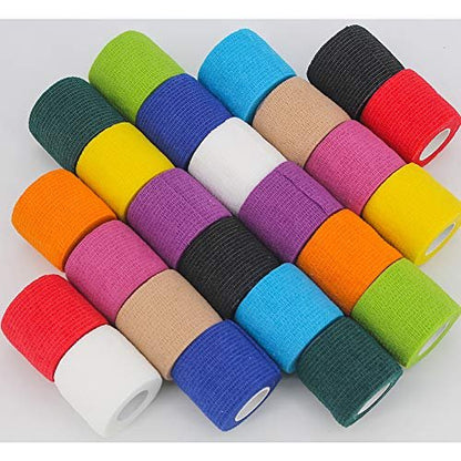 36 Rolls Elastic Self Adhesive Bandage Wrap – Value Pack of 36 Rolls: Each pack contains 36 individual rolls, each – Image 5