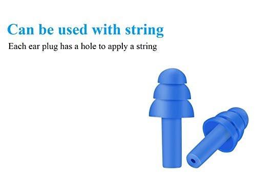 50 Pairs of Soft Reusable Silicone Ear Plugs for Swimming, Sleeping & Concerts - Individually Wrapped & Waterproof Ear Protection - Comfortable Noise Reduction up to 25dB NRR - Ideal for Adults - görsel 17