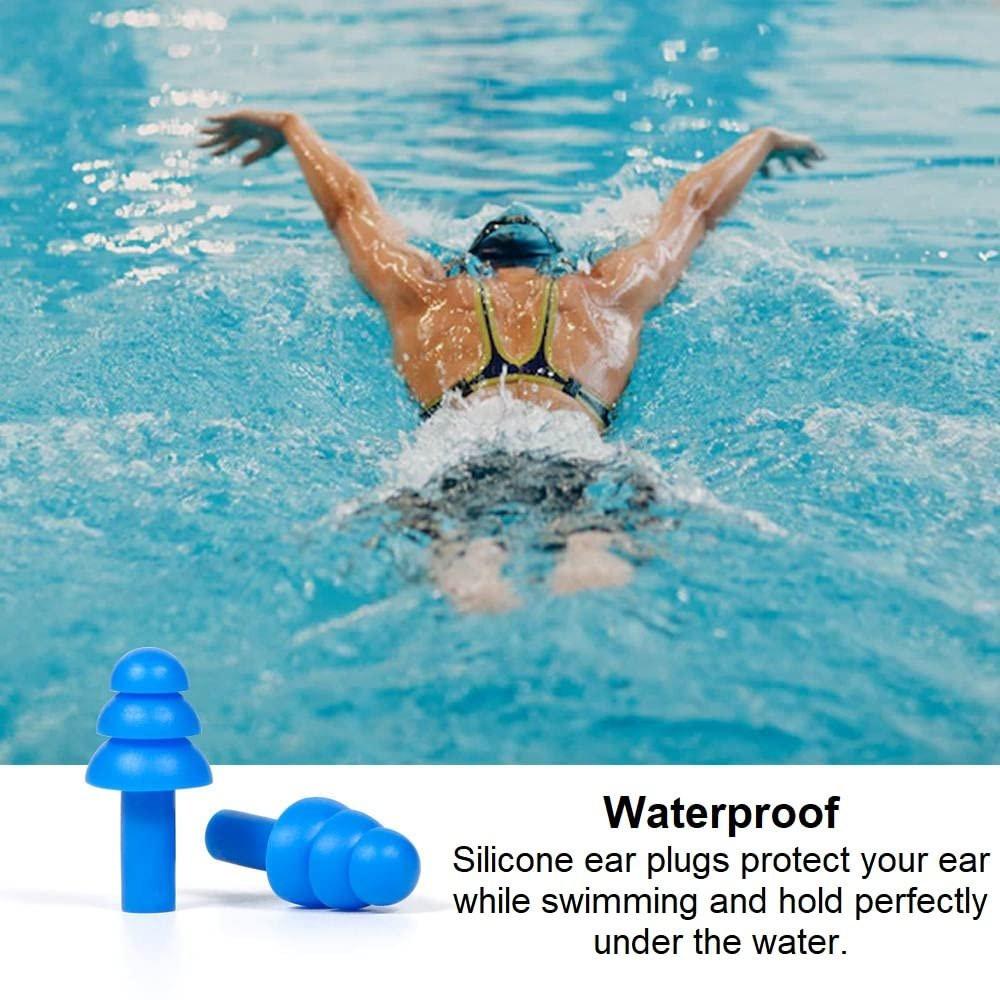 50 Pairs of Soft Reusable Silicone Ear Plugs for Swimming, Sleeping & Concerts - Individually Wrapped & Waterproof Ear Protection - Comfortable Noise Reduction up to 25dB NRR - Ideal for Adults - görsel 11