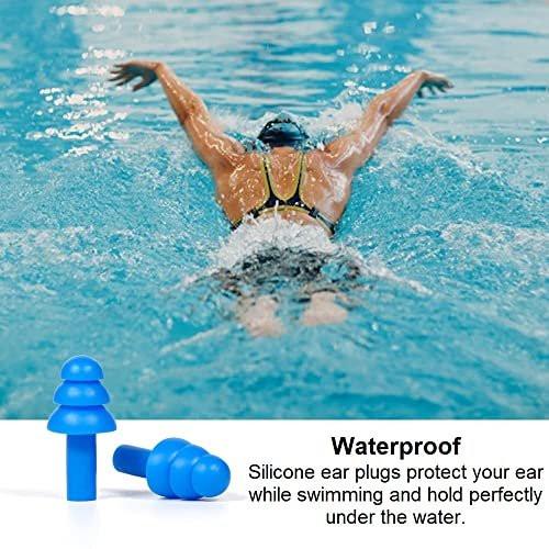 50 Pairs of Soft Reusable Silicone Ear Plugs for Swimming, Sleeping & Concerts - Individually Wrapped & Waterproof Ear Protection - Comfortable Noise Reduction up to 25dB NRR - Ideal for Adults - görsel 12