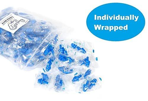 50 Pairs of Soft Reusable Silicone Ear Plugs for Swimming, Sleeping & Concerts - Individually Wrapped & Waterproof Ear Protection - Comfortable Noise Reduction up to 25dB NRR - Ideal for Adults - görsel 10