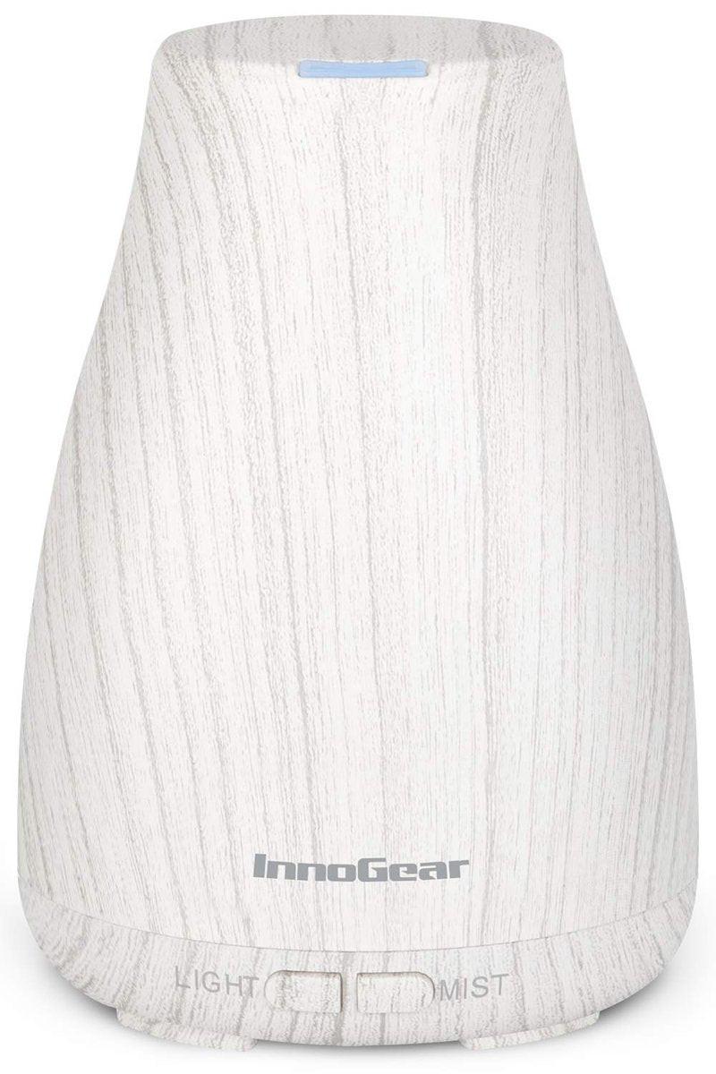 InnoGear Essential Oil Diffuser - Ultrasonic Aromatherapy Diffuser for Home, 7 Colors LED, 2 Mist Modes, Auto-Off, White Grey - görsel 5