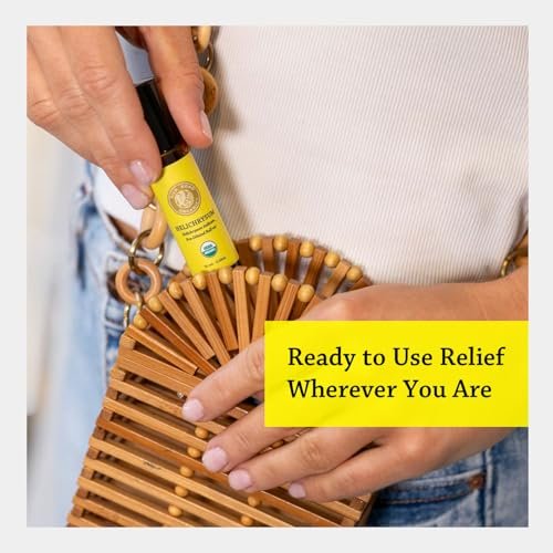 Silk Road Organic Helichrysum Italicum Essential Oil Roll on for Skin Care, Wrinkles, Scars, Bruises - USDA Certified Immortelle Oil 10ml Aromatherapy Roller - Always Pure, Always Organic - görsel 10
