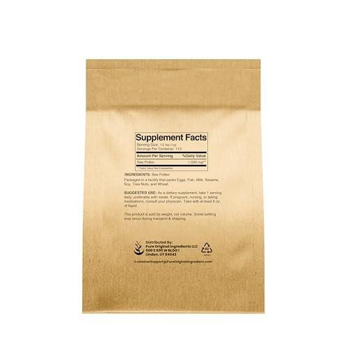 PURE ORIGINAL INGREDIENTS Bee Pollen, 4 oz, No Fillers, Undiluted Pure Supplement - görsel 3