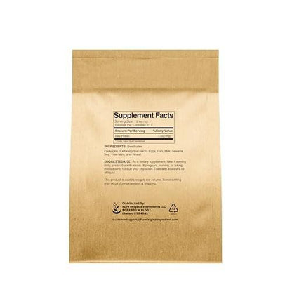PURE ORIGINAL INGREDIENTS Bee Pollen, 4 oz, No Fillers, Undiluted Pure Supplement