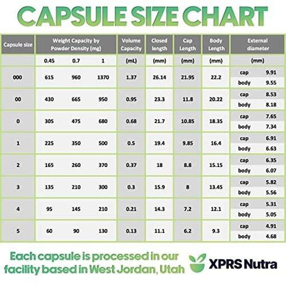 XPRS Nutra Size 0 Empty Capsules - 100 Count Empty Vegan Capsules - Vegetarian Pills - DIY Vegetable Capsule Filling- Veggie Pill Caps for Do-It-Yourself Supplements (Multi Color)