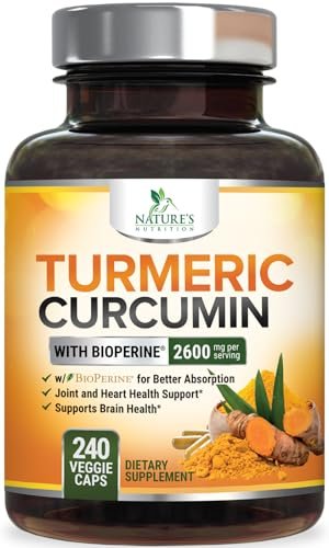 Turmeric Curcumin Supplement - 2400mg – High Potency Organic Turmeric: Each serving provides 2400mg of organic – Image 1