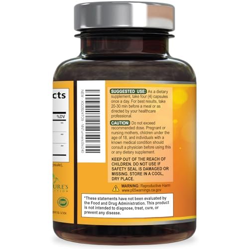 Turmeric Curcumin Supplement - 2400mg – Enhanced Absorption with BioPerine: BioPerine is a patented black pepper – Image 15