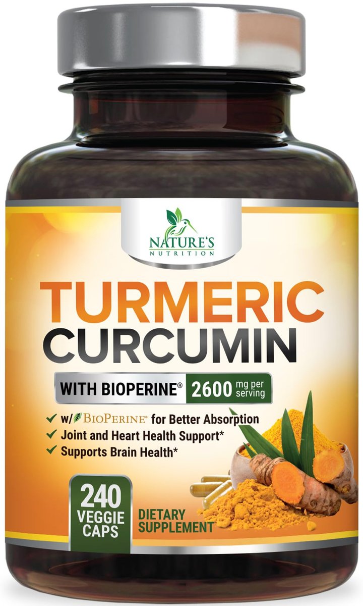 Turmeric Curcumin Supplement - 2400mg – Standardized to 95% Curcuminoids: We guarantee a minimum of 95% – Image 2