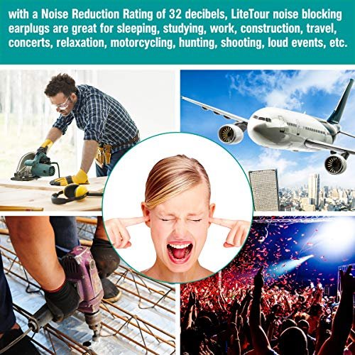 30 Pair Earplugs for Noise Cancelling Noise Blocking Ultra Soft Ear Plugs for Sleeping Study Work Black - görsel 2
