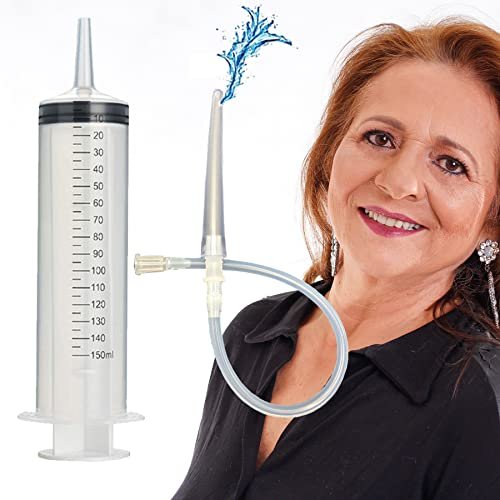 GNEGKLEAN 150ML Enema Syringe Cleaning Douche System – 4 Piece Set, White - görsel 11