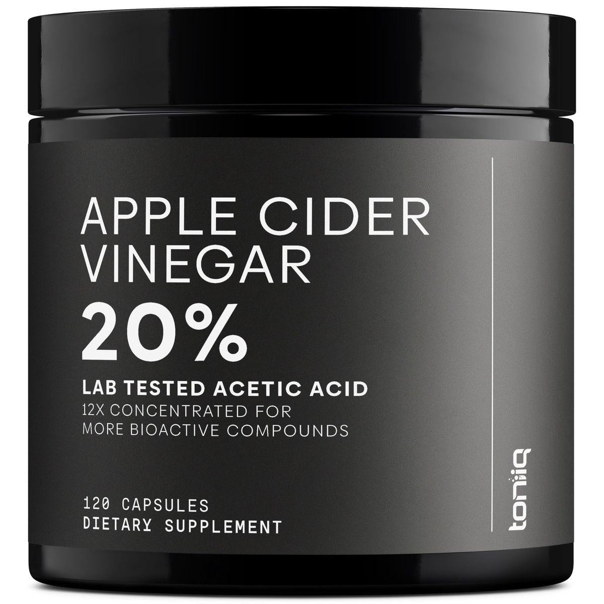 Toniiq Apple Cider Vinegar Capsules - Ultra High Potency 2,010mg Formula with 20% Acetic Acid & Cayenne Pepper - Made with the Mother - Third-Party Lab Tested - 120 Capsules - görsel 15