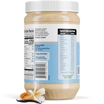 PB2 Performance Almond Plant Based Vegan – Complete Plant Protein: 20g of protein from almonds and peas, providing – Image 1