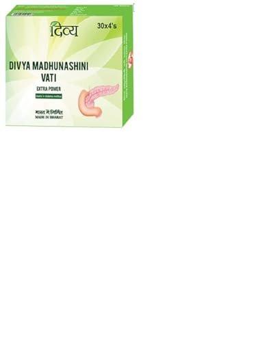 Patanjali Divya Madhunashini Vati Extra Power - 120 Tab (30tab x 4) - görsel 1