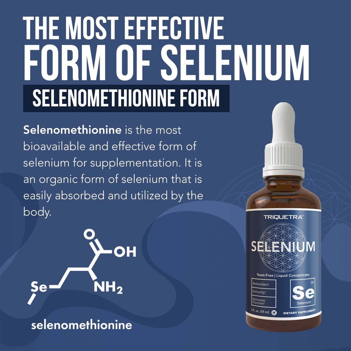 Selenium - 200 mcg, Selenomethionine Form, 300 Servings - Vegan, Glass Bottle, Yeast Free - Sublingual Liquid Concentrate - Antioxidant, Supports Immunity, Thyroid Health (2 oz.) - görsel 10