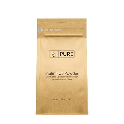 Pure Original Ingredients Inulin FOS Powder (1 lb) Always Pure, No Fillers Or Additives, Lab Verified