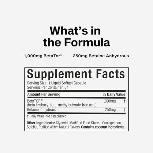 Muscletech HMB Supplements 1000mg, Clear – Item Dimensions: 2.6 x 2.6 x 5.5 inches – Image 11