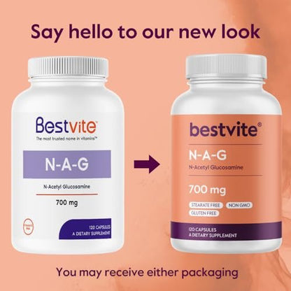 BESTVITE Taurine 1000mg (120 Vegetarian – Vegan & Vegetarian Friendly: The capsules are made from plant-based – Image 13