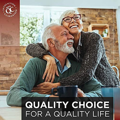 Quality Choice Fiber Therapy Caplets – Safe Constipation Relief Without Gas & Bloating – 90 Count