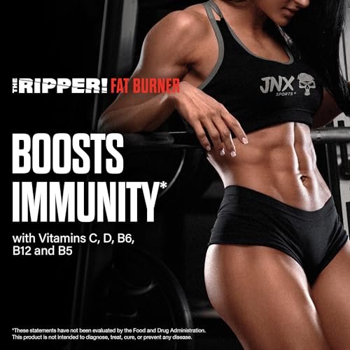JNX SPORTS The Ripper! Fat Burner Pre Workout for Men & Women – Thermogenic Fat Burning Powder & Appetite Suppressant, Boost Energy & Endurance – Fruit Punch, 30 Servings - görsel 9