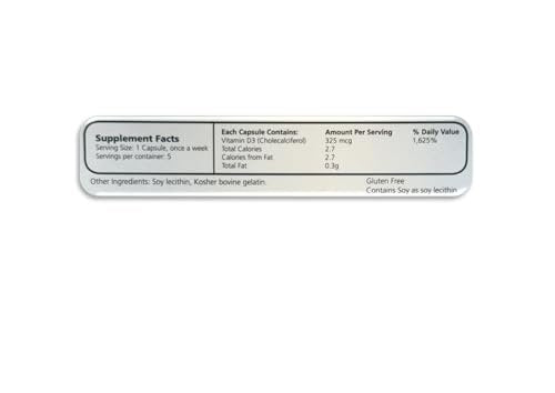 Maximum D3 13,000 IU, 5 Capsules Total (5-Week Supply) - görsel 11