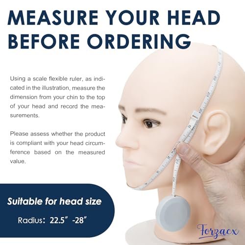 Forzacx Anti Snore Chin Strap - Breathable Chin Strap Snoring Solution, Effectively Reduce Snoring, Non-Stick Hair, Don't Fade - Black - görsel 1