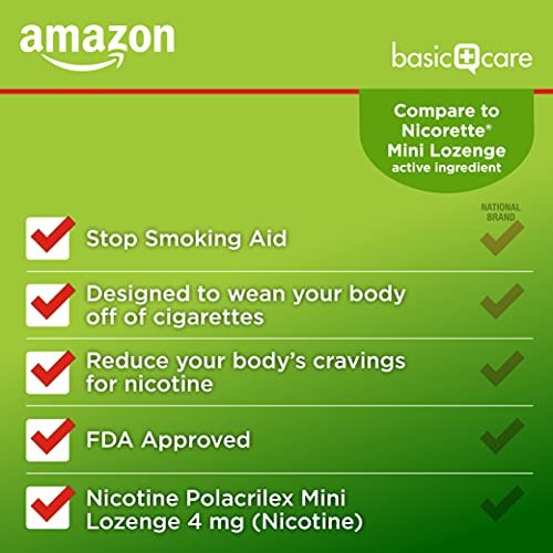 Mini Nicotine Polacrilex Lozenge, 4 mg, – Category: Nicotine Replacement Therapy – Image 11